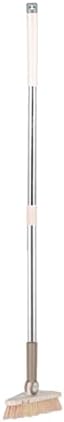 Lovskoo Long Handle Floor Brush for Bathroom Kitchen Tile Cleaning
