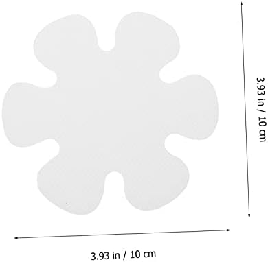 HAKIDZEL Bathroom Non-Slip Floor Stickers Flower Shape Decals Easy Install Set