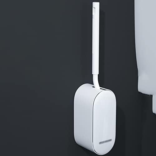 Curved Cured Automatic Cleaning Toilet Brush Holder