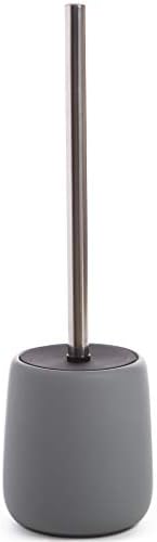 BINO Toilet Brush with Holder Light Grey