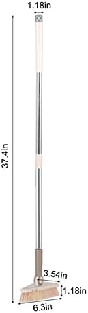 Lovskoo Long Handle Floor Brush for Bathroom Kitchen Tile Cleaning