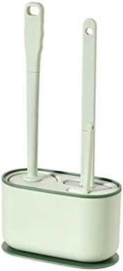 3 in 1 Toilet Brush Set with Holder and Plunger Green