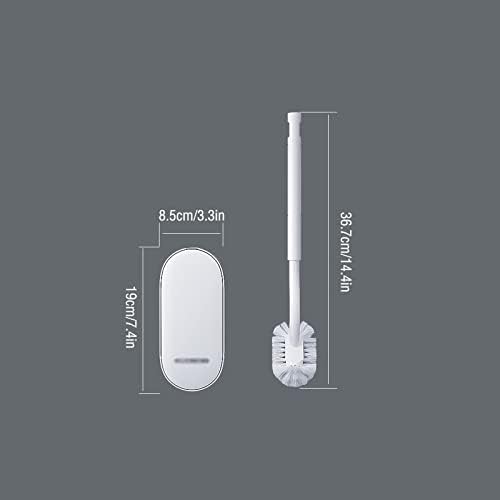 Curved Cured Automatic Cleaning Toilet Brush Holder