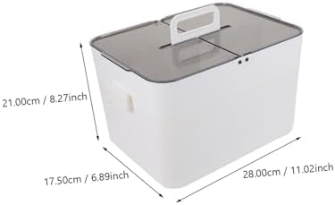 SAFIGLE Dual Medicine Organizer Box