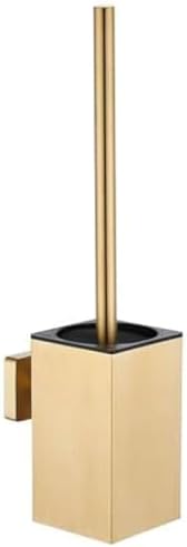 Stainless Steel Square Toilet Brush with Holder and Lid