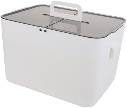 SAFIGLE Dual Medicine Organizer Box