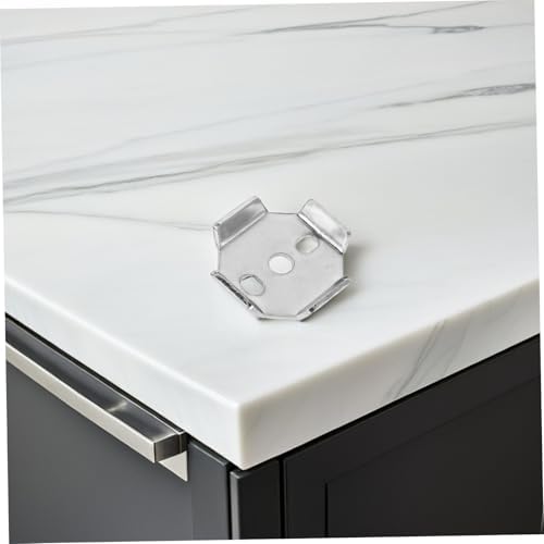 Amosfun 2-Piece Mounting Bracket for Bath Towel Rack and Toilet Holder
