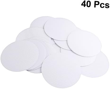 Bathroom Stickers Non-Slip Mats for Bathtub 40pcs Peva Round Mats
