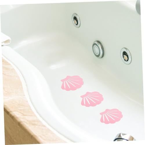 LIFKOME 12Pcs Shell Shaped Slip Bathroom Stickers