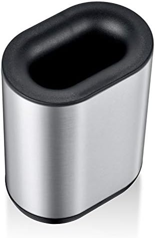 Modern Deluxe Freestanding Toilet Brush with Stainless Steel Holder