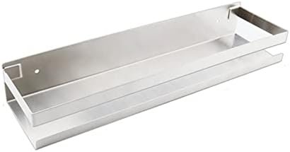 Stainless Steel Shower Caddy with Guard Rail 157 Inch Silver