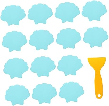 Safe Educational Bath Sticker for Kids OlarZ Shell Shape 3D elesigns