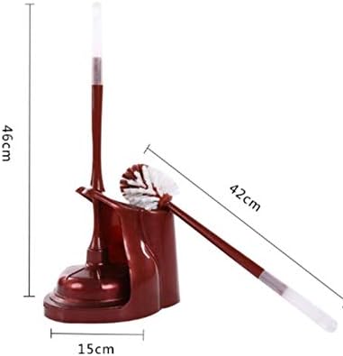 BIAOYU 2-in-1 Toilet Plunger and Brush Combo with Holder