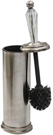 Splash Home Tammy Stainless Steel Toilet Brush with Holder