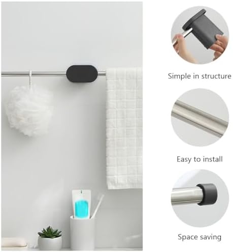 Elegant Space-Saving Towel Rack