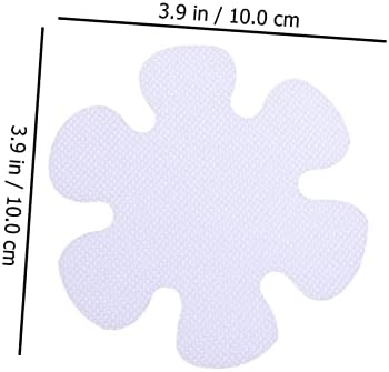 Wakauto 20Pcs Flower Shape Non-Slip Bath Safety Stickers