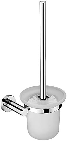 Stainless Steel Wall-Mounted Toilet Bowl Brush Holder Rust-Resistant and Ergonomic