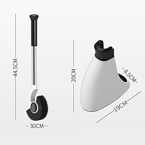 Stainless Steel Toilet Brush Set Durable Eco-Friendly for Home Use