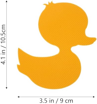 12-Piece Nonslip Bathtub Stickers Duck Shape Yellow Safety Anti-Slip