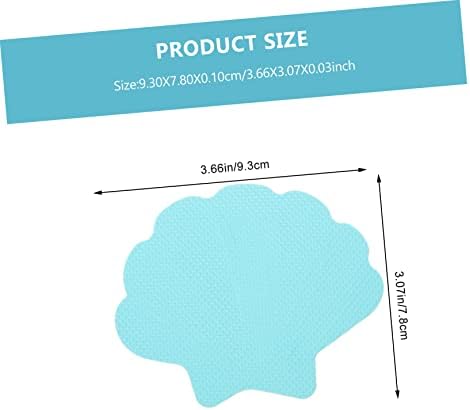 Safe Educational Bath Sticker for Kids OlarZ Shell Shape 3D elesigns