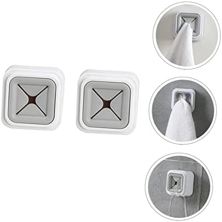 DECHOUS 3Pcs Self Adhesive Towel Holders for Bathroom Kitchen