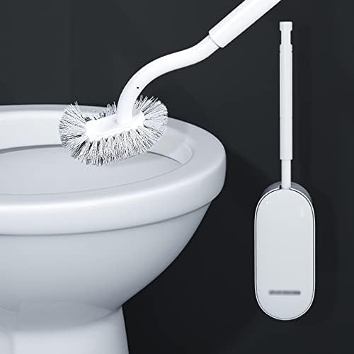 Curved Cured Automatic Cleaning Toilet Brush Holder
