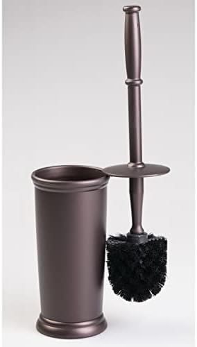 mDesign Toilet Bowl Brush and Holder - Bronze