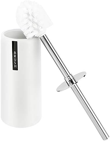 Gsycle Toilet Brush and Holder Set Stainless Steel Long Handle