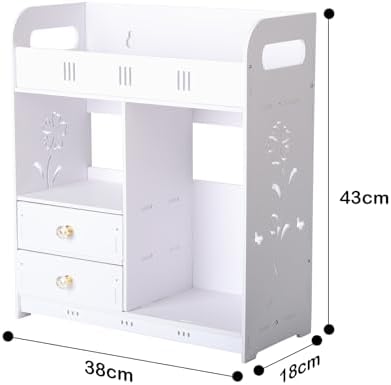 Bathroom Medicine Cabinet with 2 Doors and Adjustable Shelf