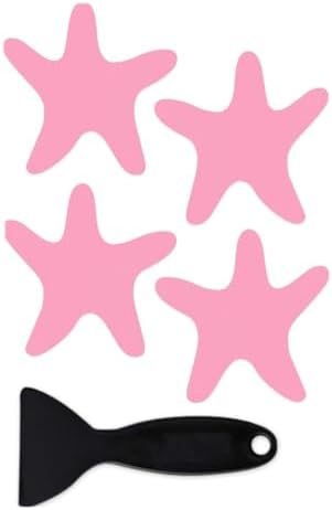Anti Slip Shower Stickers 24 PCS Pink Safety Decals