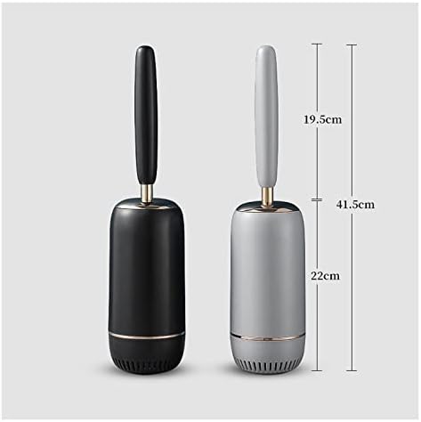 Wall-Mounted Toilet Brush with Gold Finish