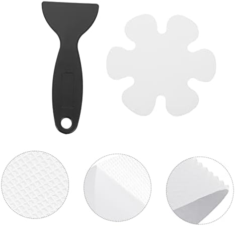 HAKIDZEL Bathroom Non-Slip Floor Stickers Flower Shape Decals Easy Install Set