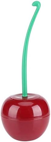 LUDSUY Cherry-shaped Toilet Brush Holder Standing Set