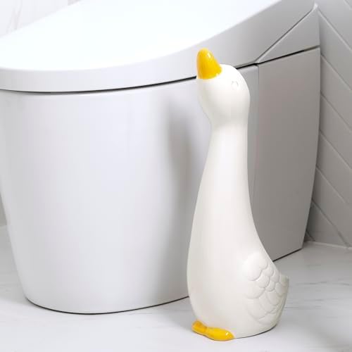 Allure Duck Unique Toilet Brush Storage Set