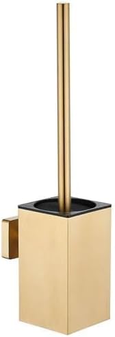 Stainless Steel Square Toilet Brush with Holder and Lid