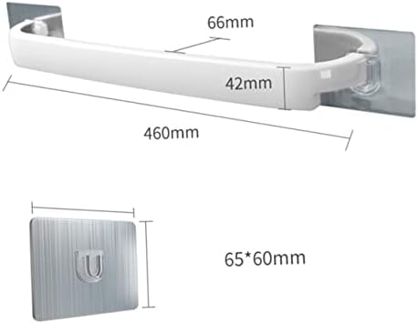 Cabilock Space-Saving Towel Holder Wall-Mounted Self-Adhesive for Bathroom