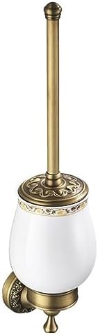 PEONYBATH Antique Bronze Toiletd Brush with Holder