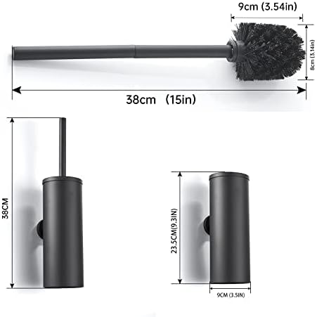 Wall-Mountable Toilet Brush Holder Stainless Steel