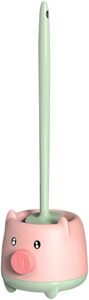 Compact Toilet Bowl Cleaning Brush Set for Home Use