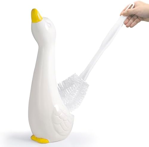 Allure Duck Unique Toilet Brush Storage Set