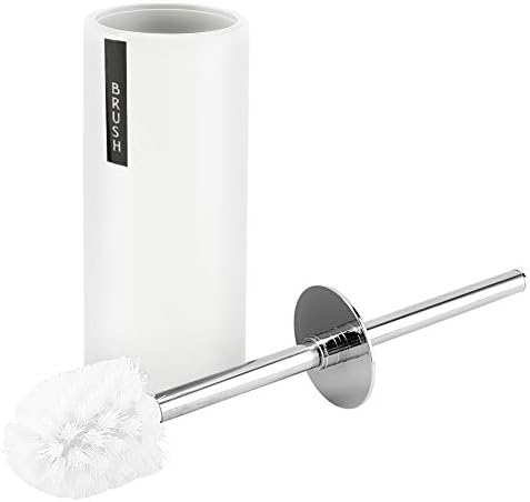 Gsycle Toilet Brush and Holder Set Stainless Steel Long Handle