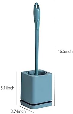 CENGNIAN Toilet Brush and Holder Blue