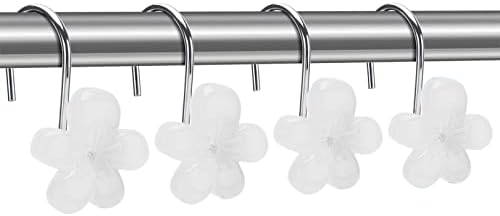 Cute Flower Shower Curtain Hooks