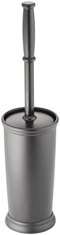 mDesign Toilet Bowl Brush with Modern Holder 1