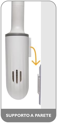 Detachable Hanging Toilet Brush with Adhesive Hook - Compact for Home Travel Use