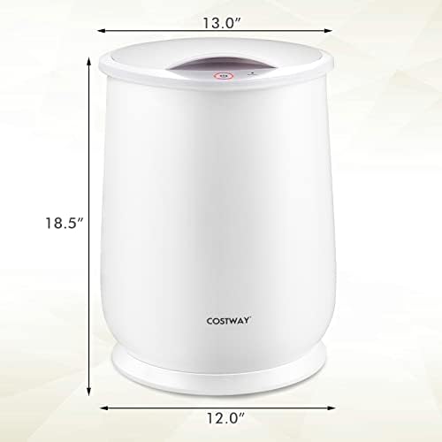 COSTWAY 21L Large Towel Heater with Flip-top Lid