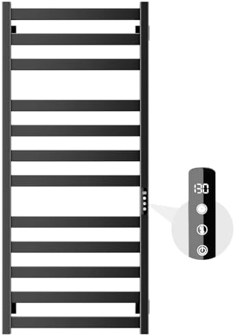 Colliford Towel Warmer Rack 12 Bars Wall Mounted