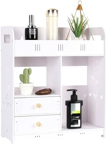 Bathroom Medicine Cabinet with 2 Doors and Adjustable Shelf