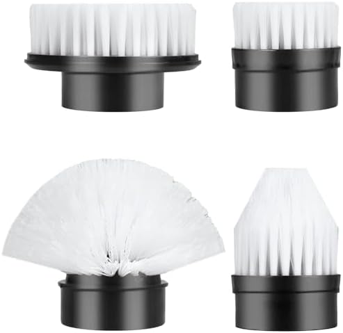 Yorraka Brush Head 4 Pack for Electric Spin Scrubber