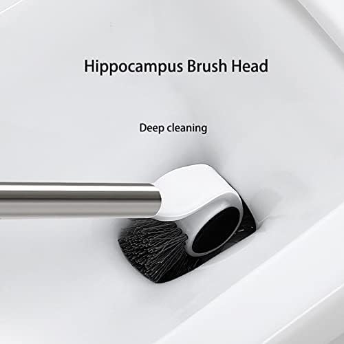 Stainless Steel Toilet Brush Set Durable Eco-Friendly for Home Use
